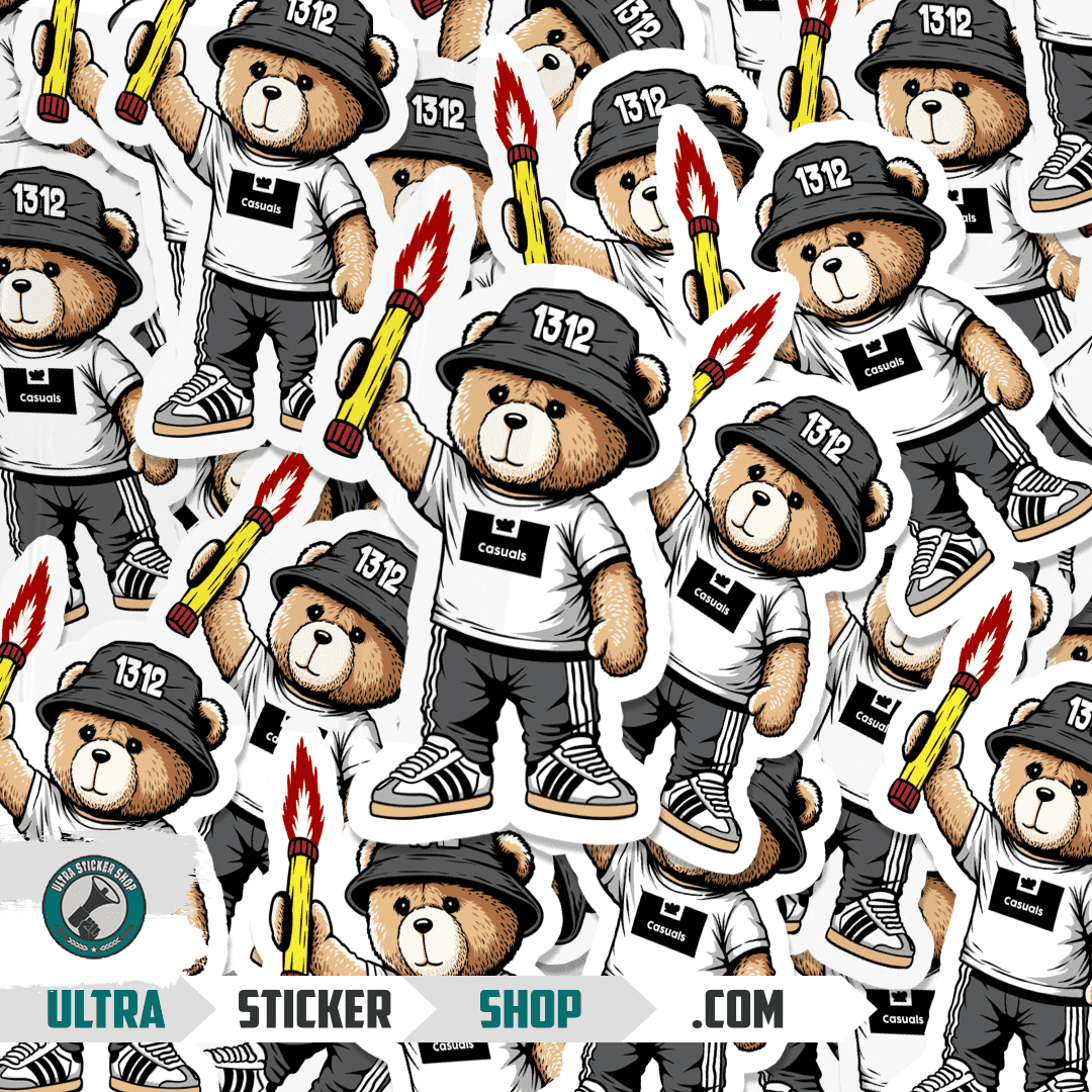 Casuals bear Stickers