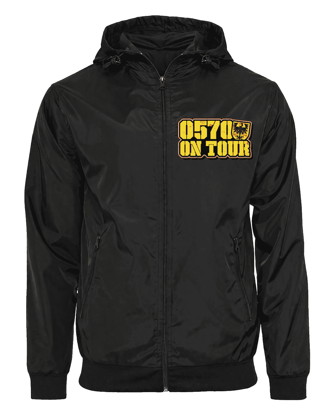 0570 On tour Jas met afritsbare bivakmuts