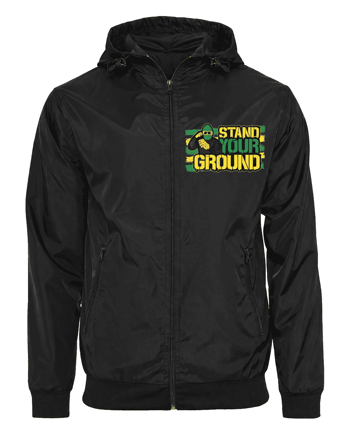 Stand your ground- Den Haag Jas met afritsbare bivakmuts