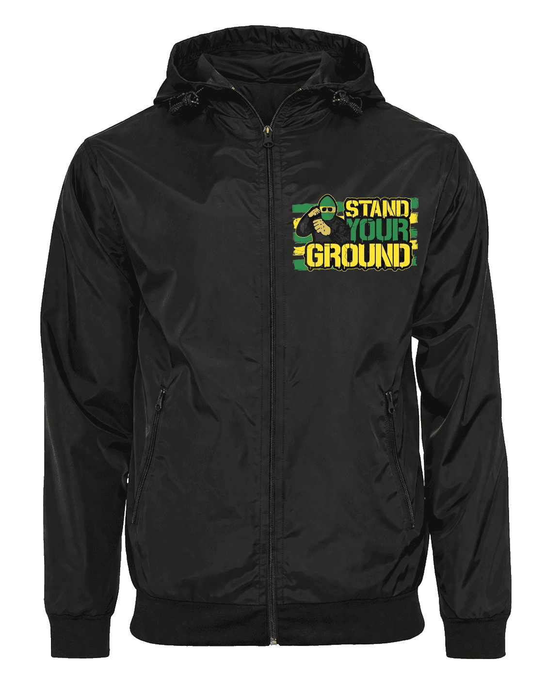 Stand your ground- Den Haag Jas met afritsbare bivakmuts