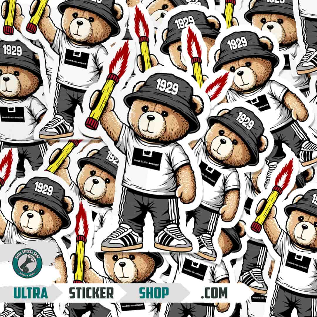 Hendrik-Ido-Ambacht 1929 bear Stickers