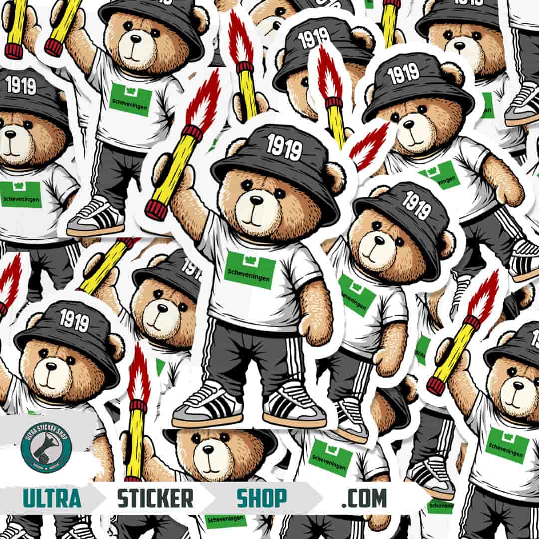 Scheveningen 1919 bear Stickers
