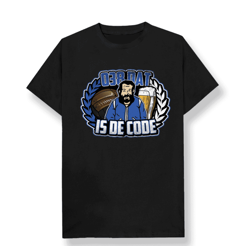038 Dat is de code T-shirt