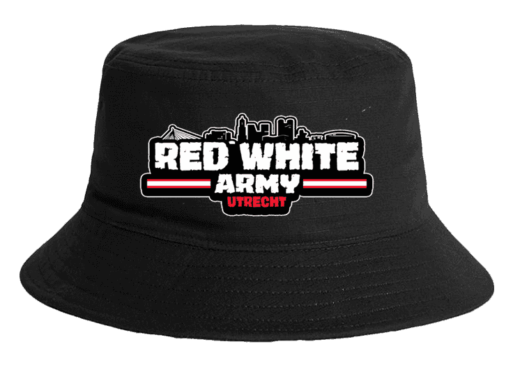 Red white army Utrecht Bucket Hat