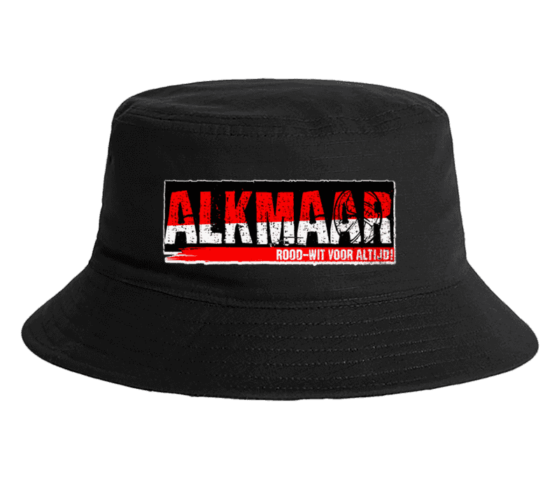 Alkmaar- Rood-Wit voor altijd! Bucket Hat
