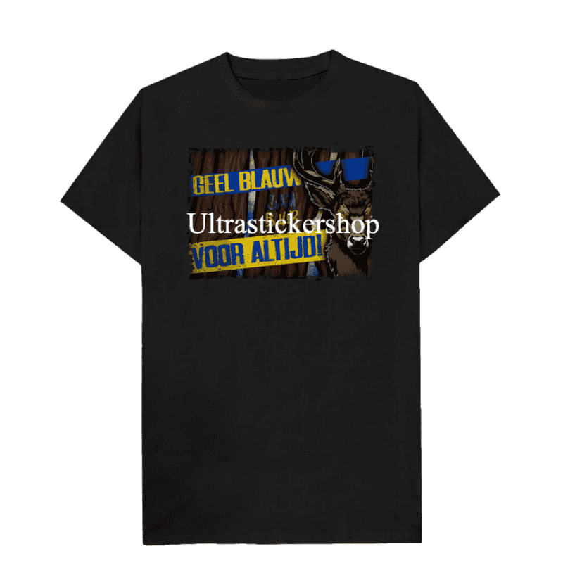 Geel blauw voor altijd T-shirt