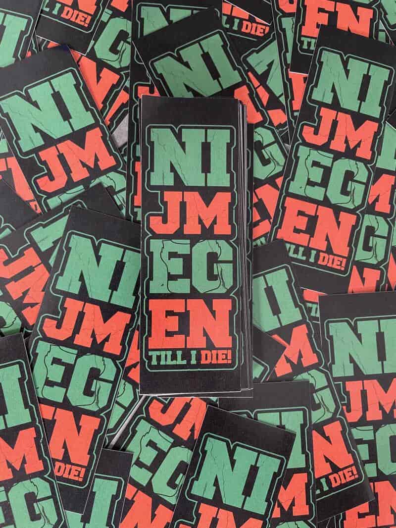 Nijmegen till i die Stickers