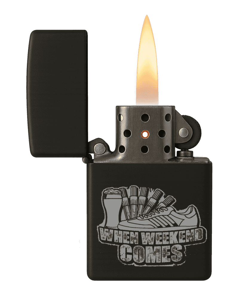 When weekend comes Aansteker