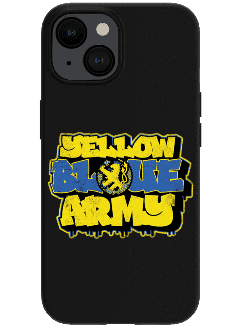Yellow Blue Army iPhone hoes