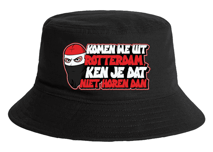 Komen we uit Rotterdam, Ken je dat niet horen dan Bucket Hat