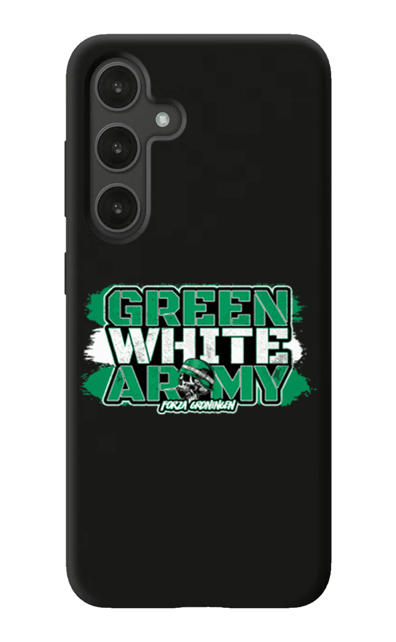 Green white army Samsung Hoes