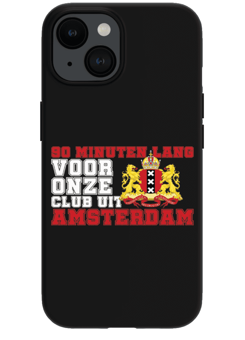 90 Minuten lang voor onze club uit Amsterdam iPhone hoes