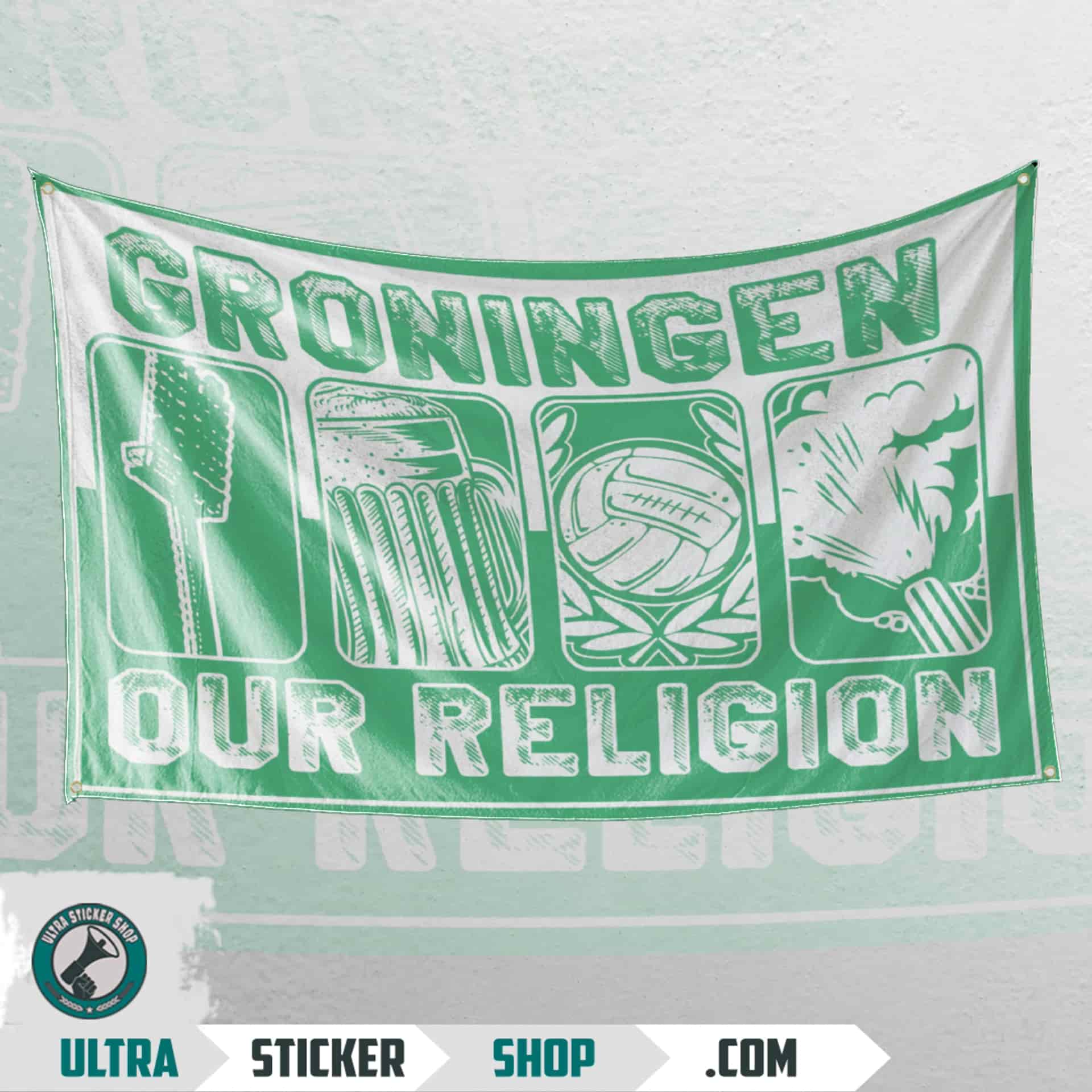 Groningen our religion Vlag