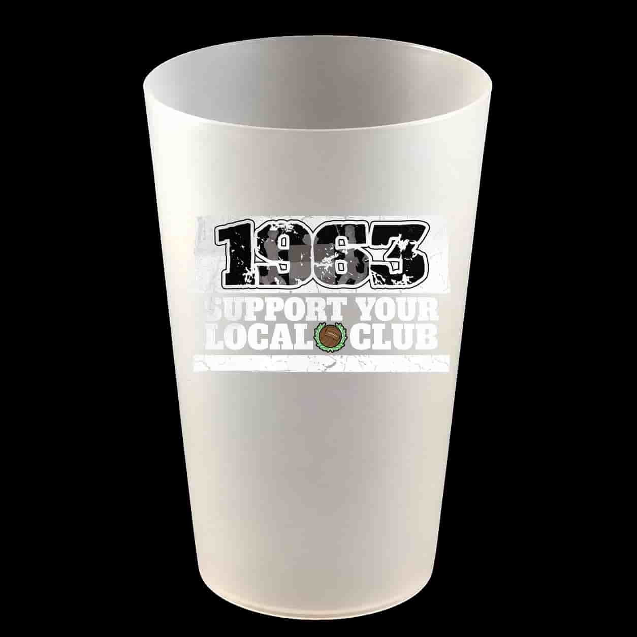 1963 support your local club Hardcup