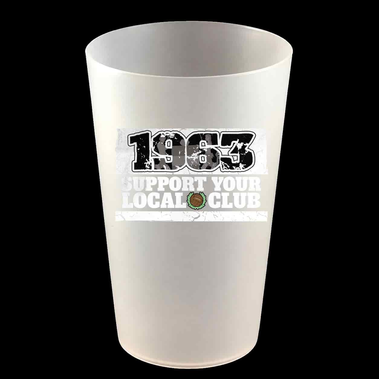 1963 support your local club Hardcup
