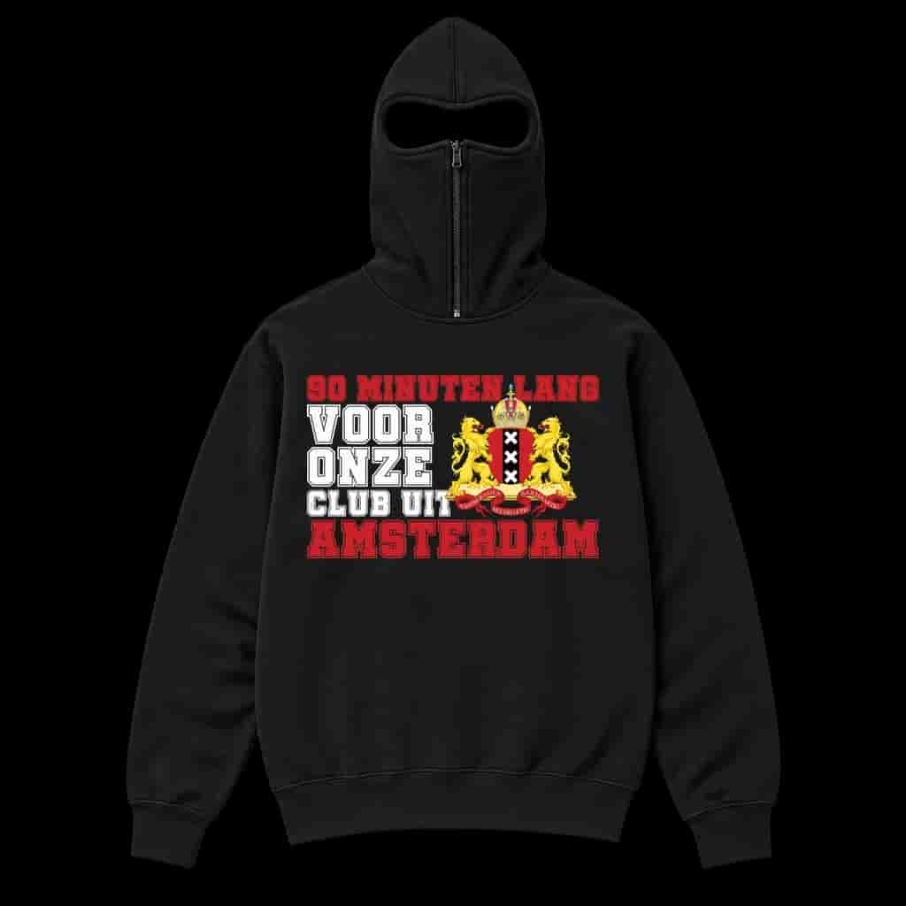 90 Minuten lang voor onze club uit Amsterdam Ninja Hoodie