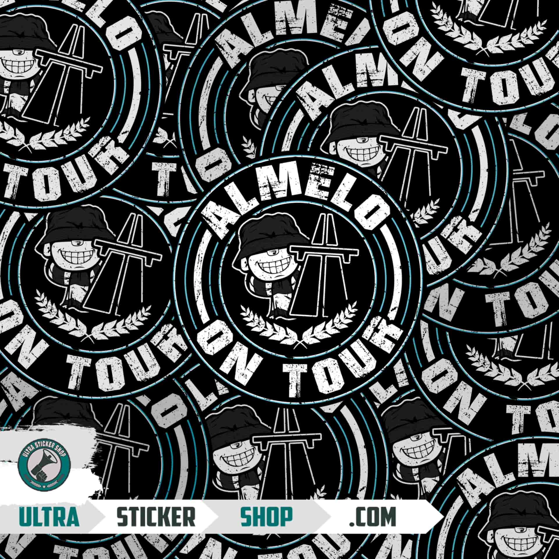 Almelo on tour Stickers