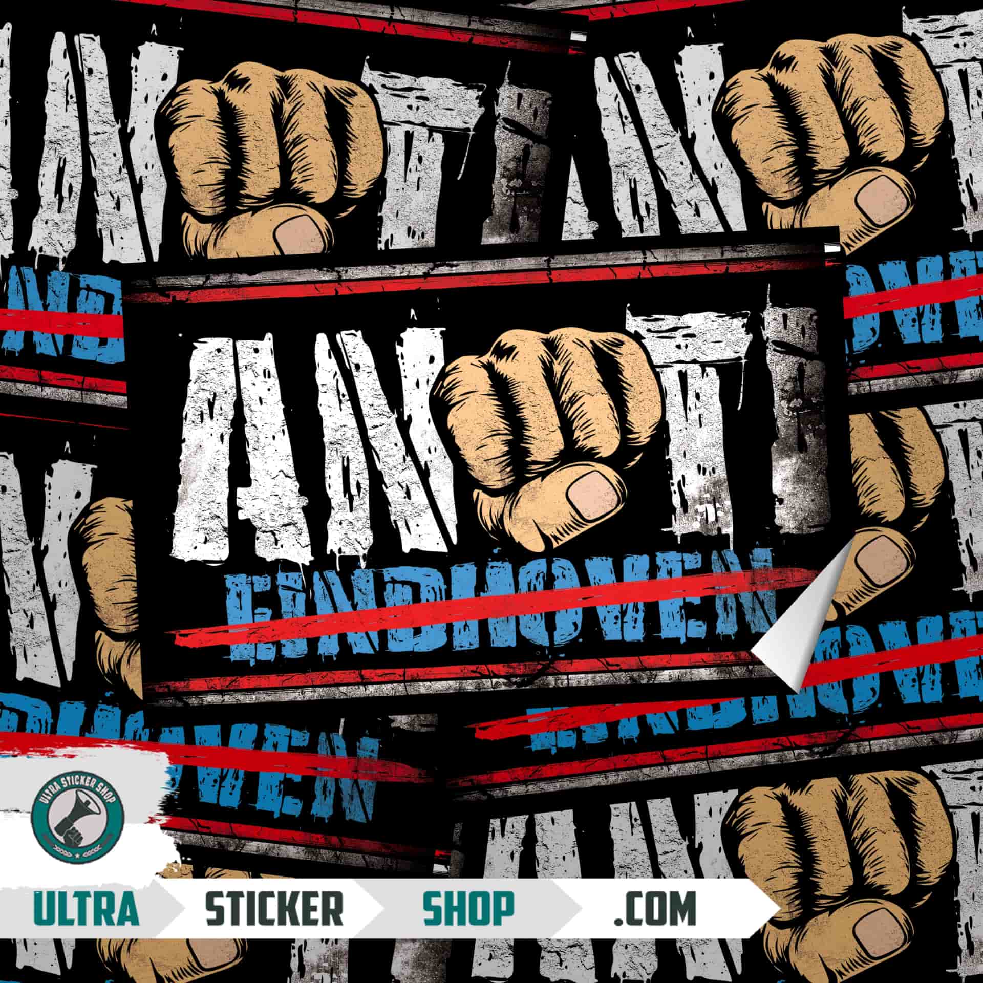 anti Eindhoven- Helmond Stickers