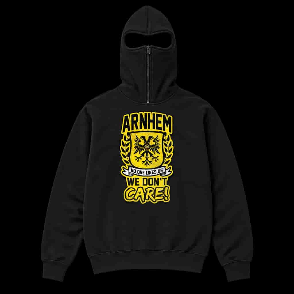Arnhem no one likes us we don't care! Ninja Hoodie