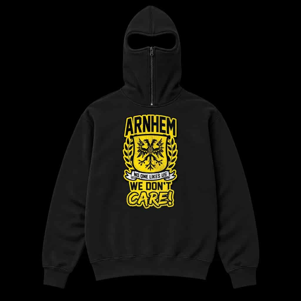 Arnhem no one likes us we don't care! Ninja Hoodie