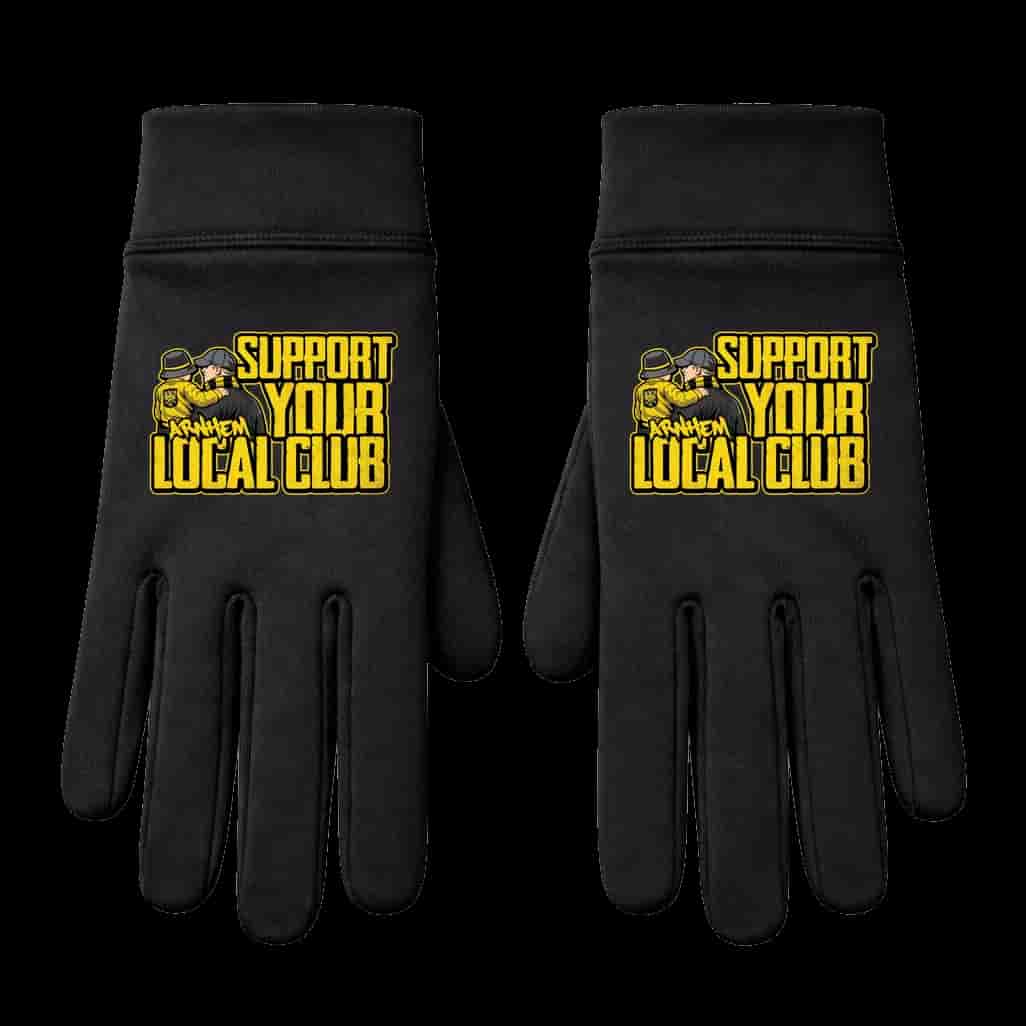 Arnhem support your local club Handschoenen
