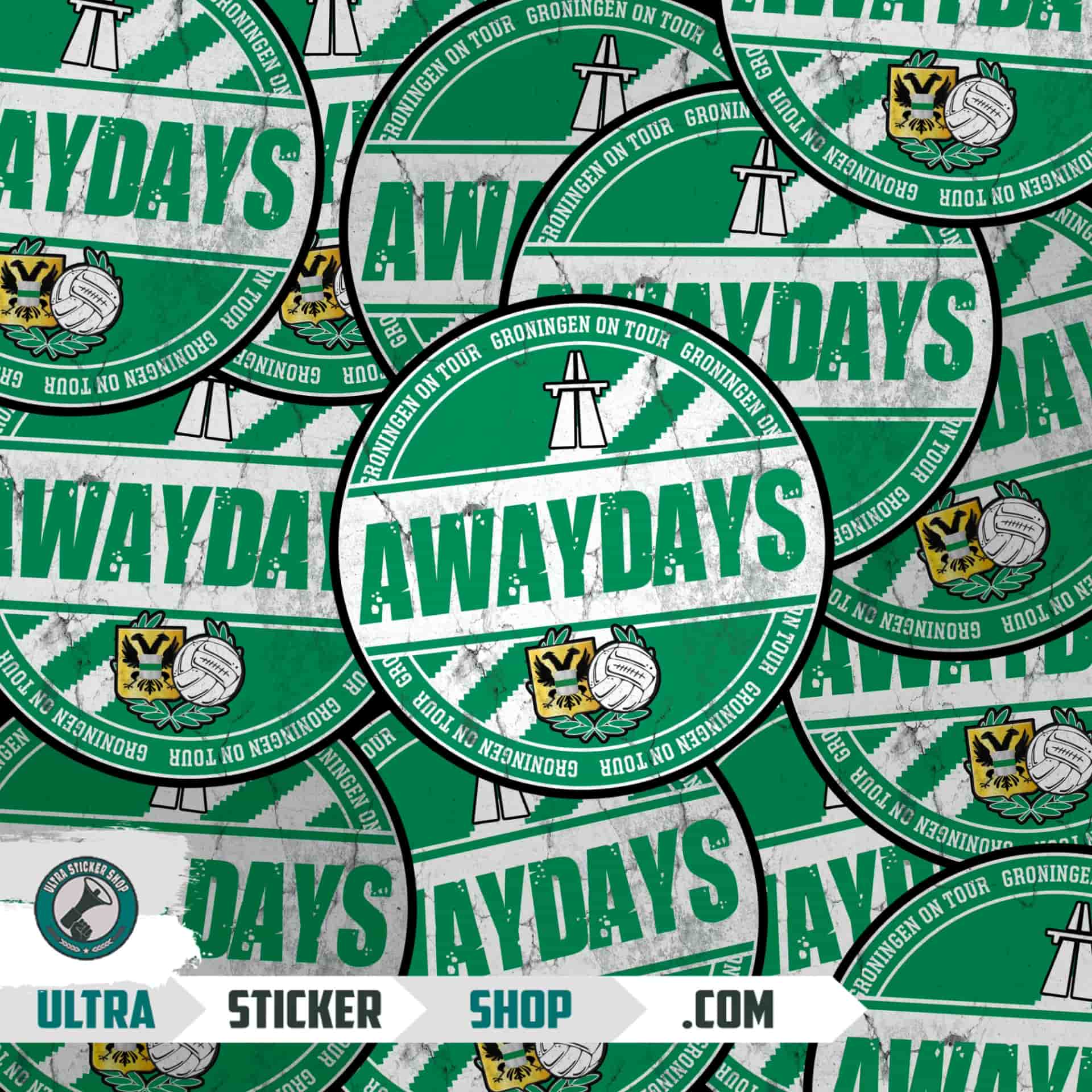 Awaydays Groningen Stickers