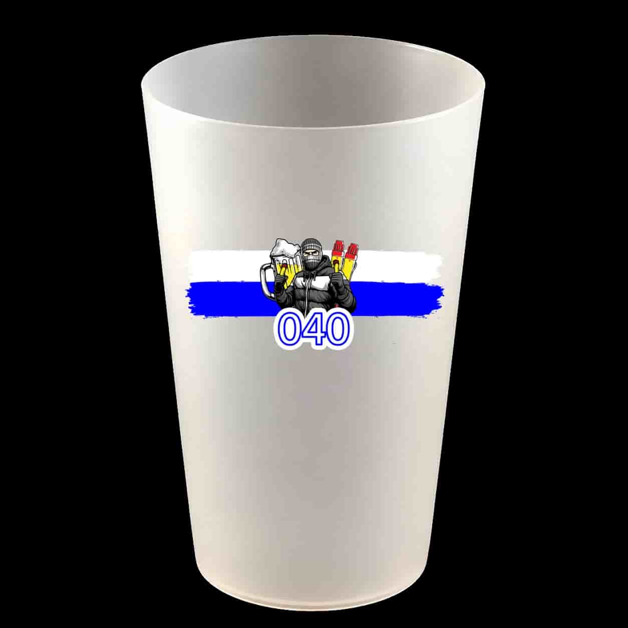 (Blauw-wit) 040 Hardcup