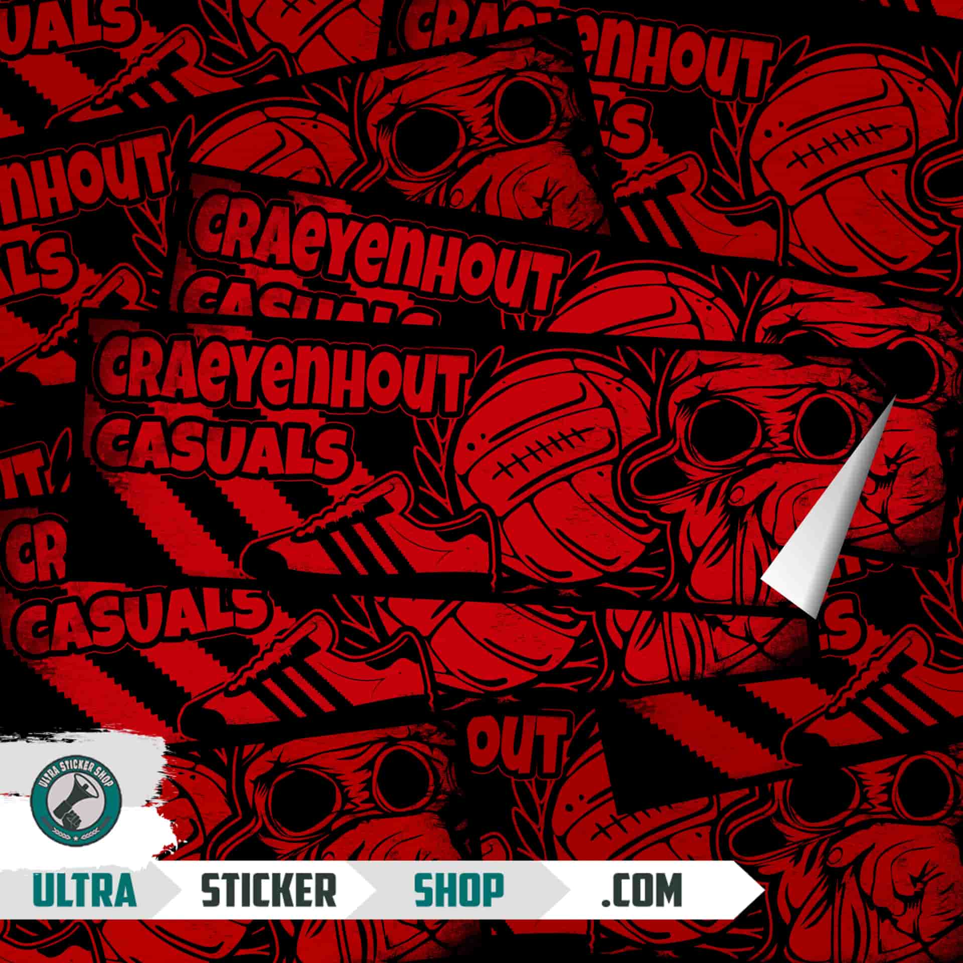 Craeyenhout casuals Stickers