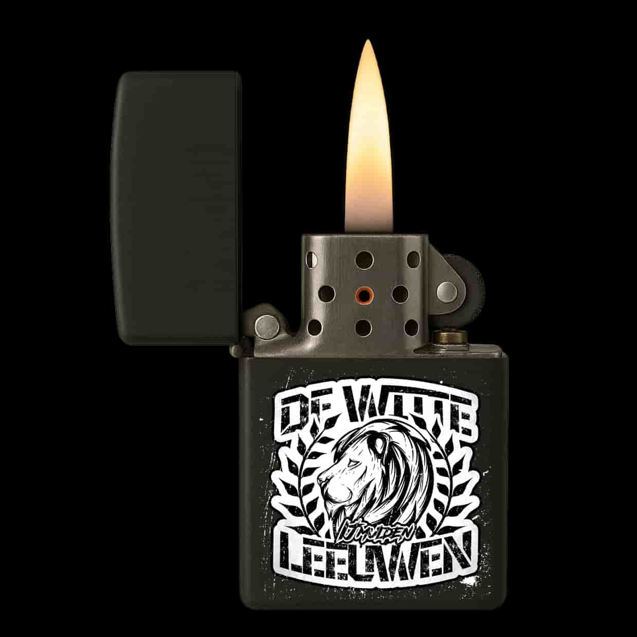 De Witte leeuwen Aansteker