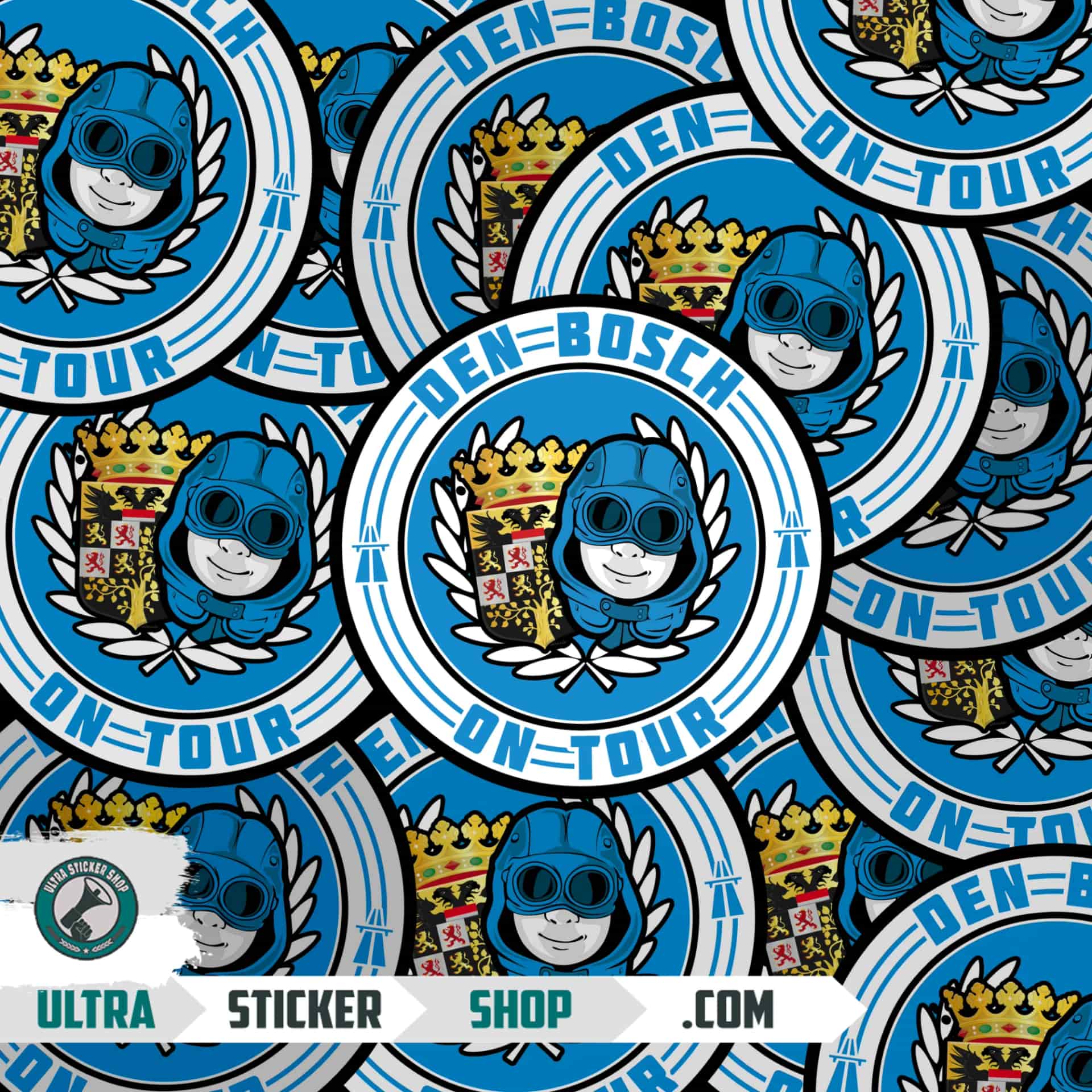 Den Bosch on tour Stickers