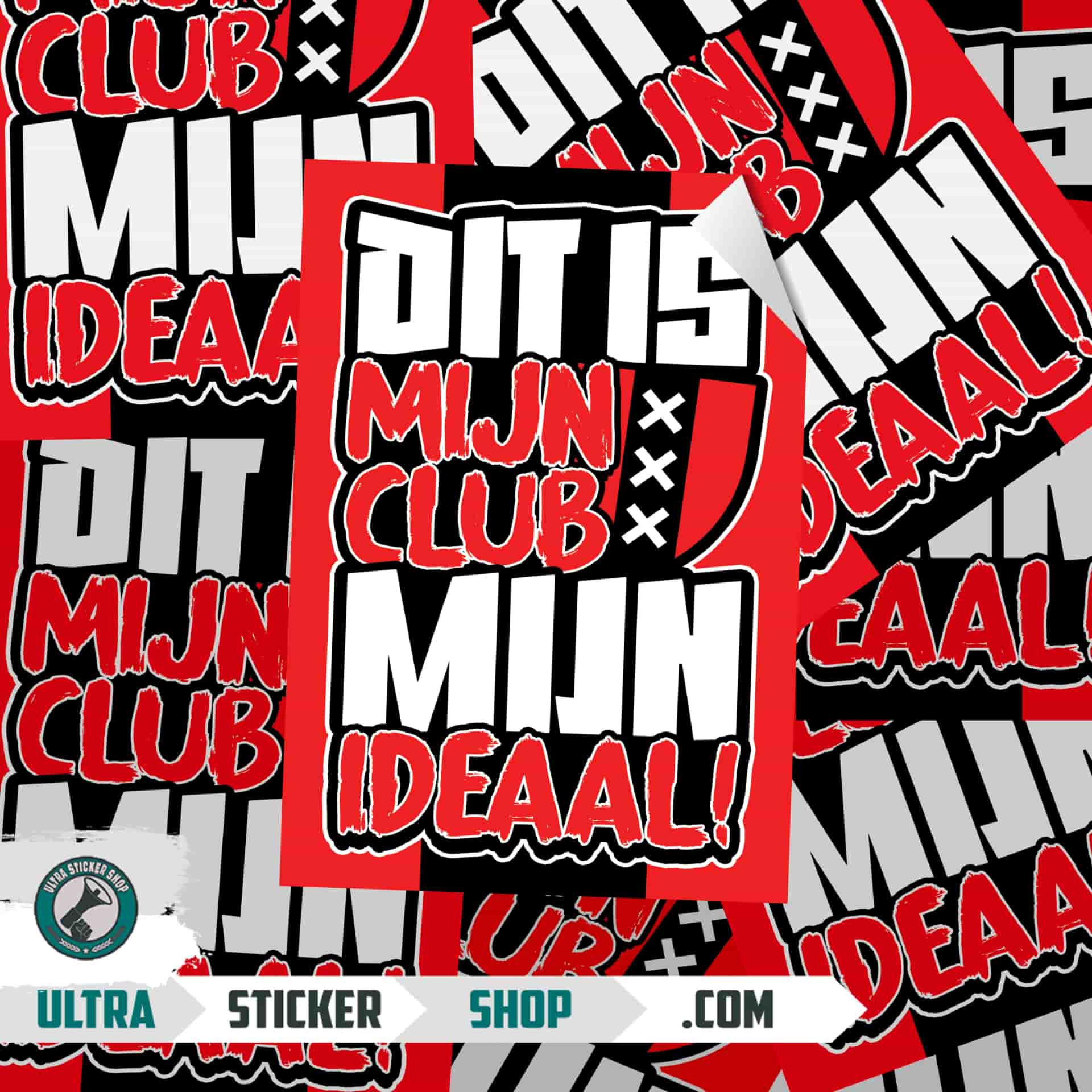 Dit is mijn club, mijn Ideaal Stickers
