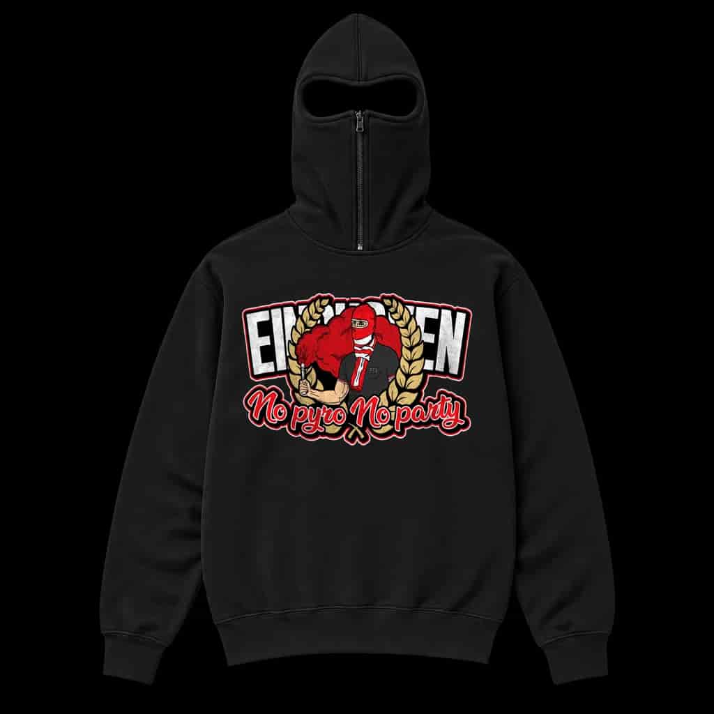 Eindhoven no pyro no party Ninja Hoodie