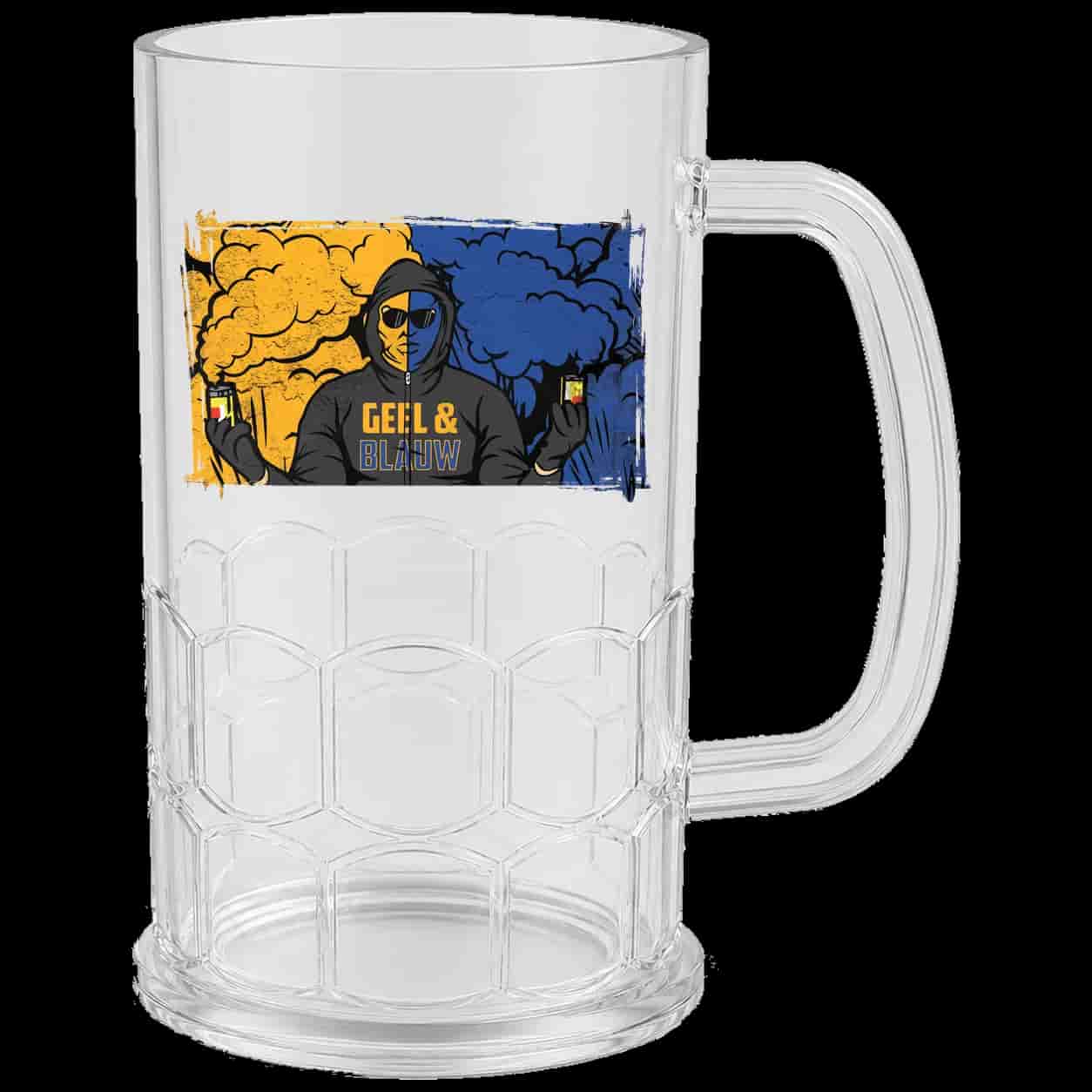 Geel & Blauw Bierpul