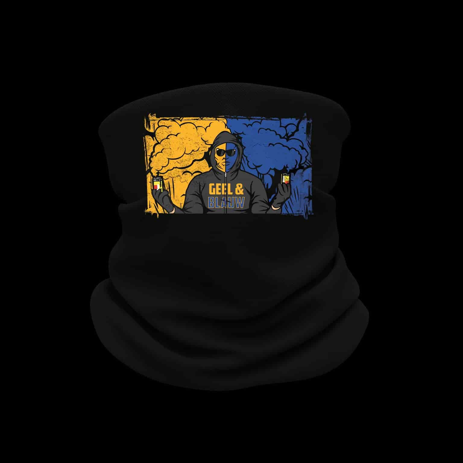 Geel & Blauw Nekwarmer