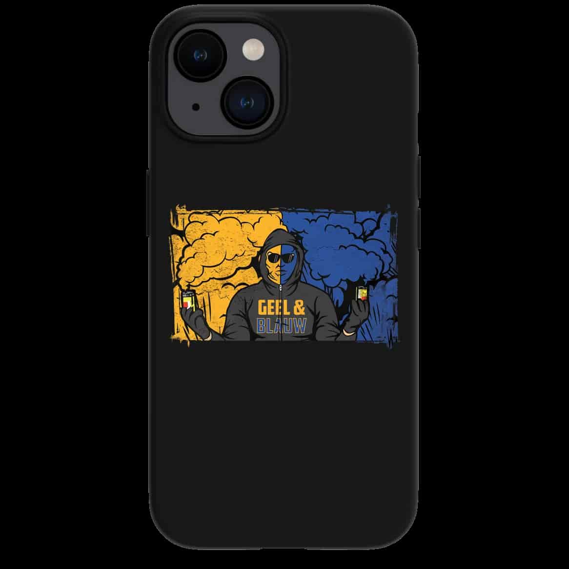 Geel & Blauw iPhone hoes