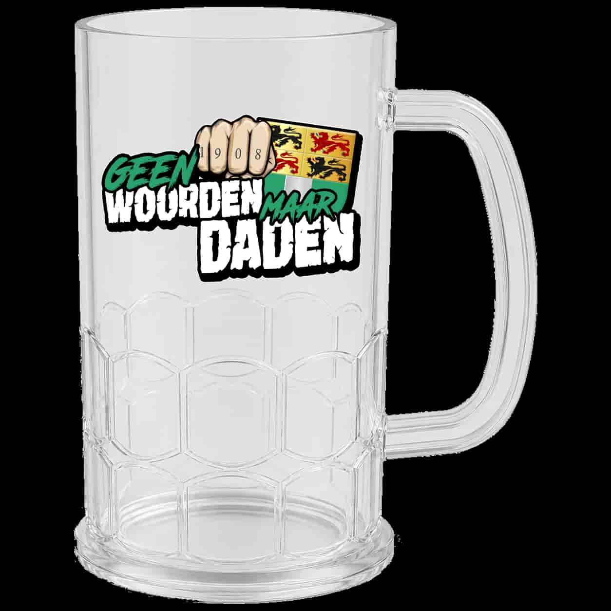 Geen woorden maar daden Bierpul