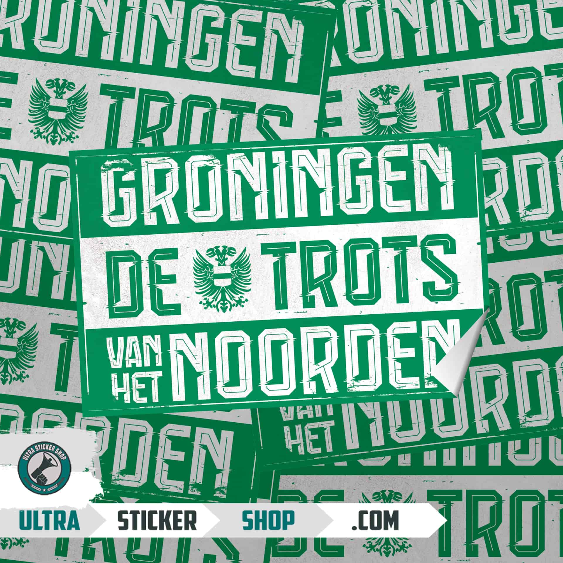 Groningen, de trots van het noorden! Stickers