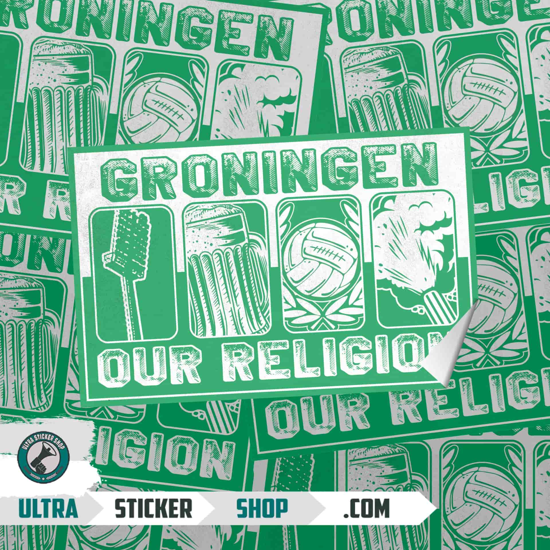 Groningen our religion Stickers