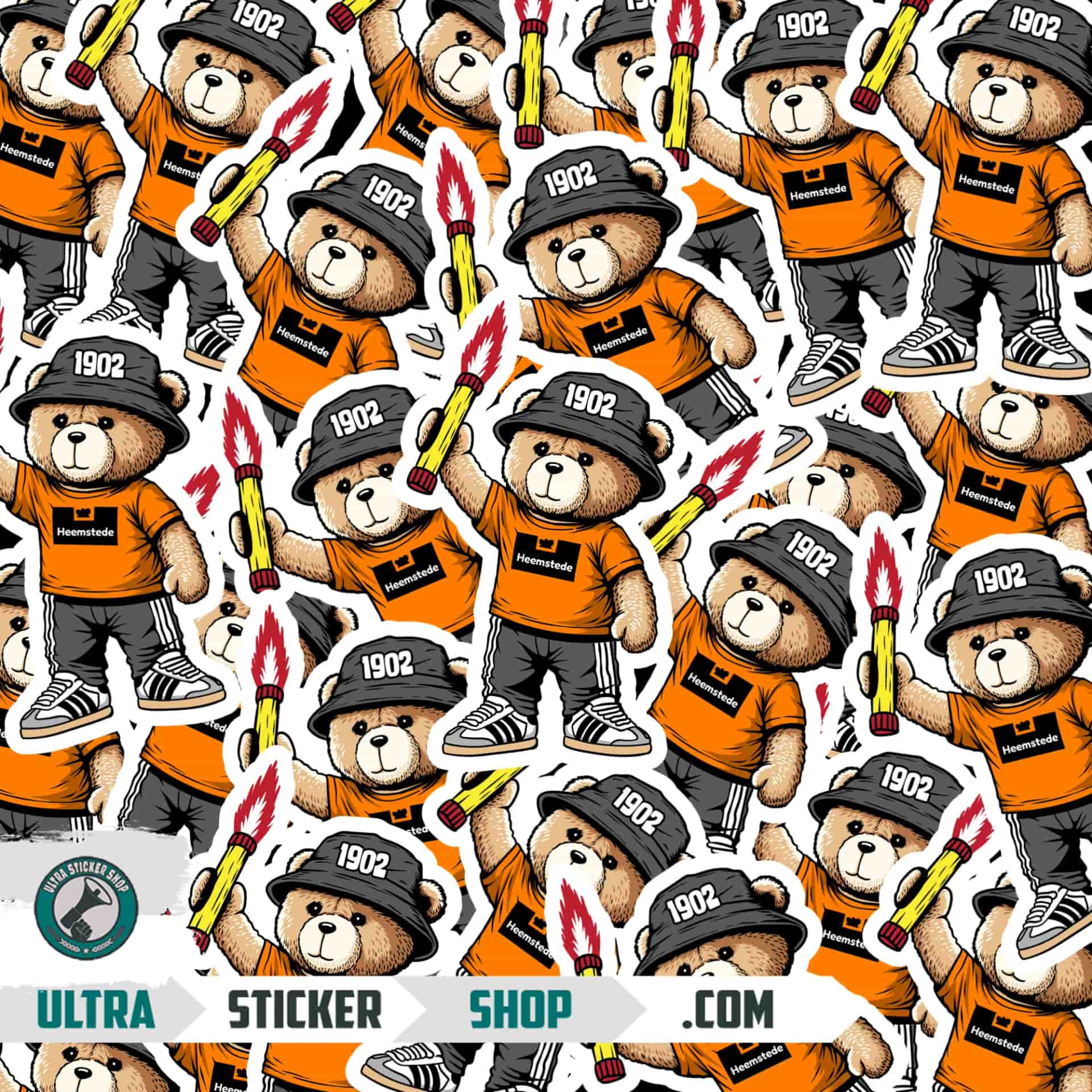Heemstede 1902 bear Stickers