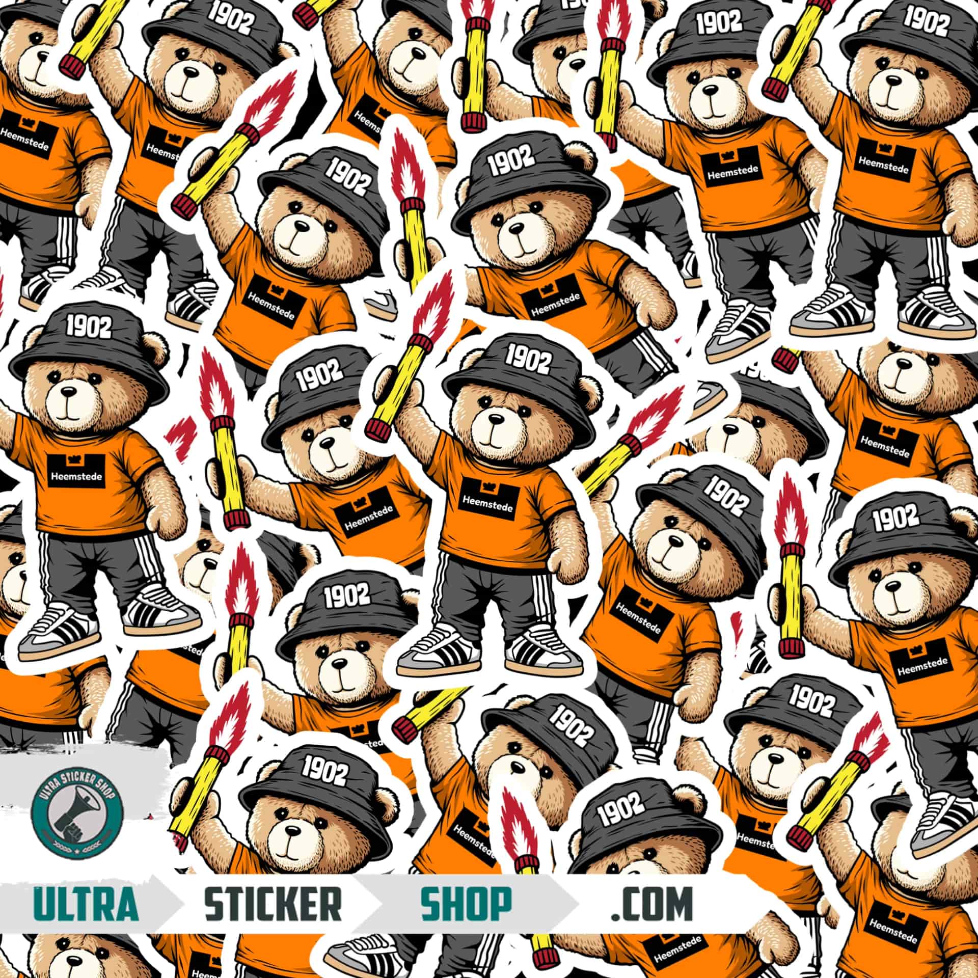 Heemstede 1902 bear Stickers