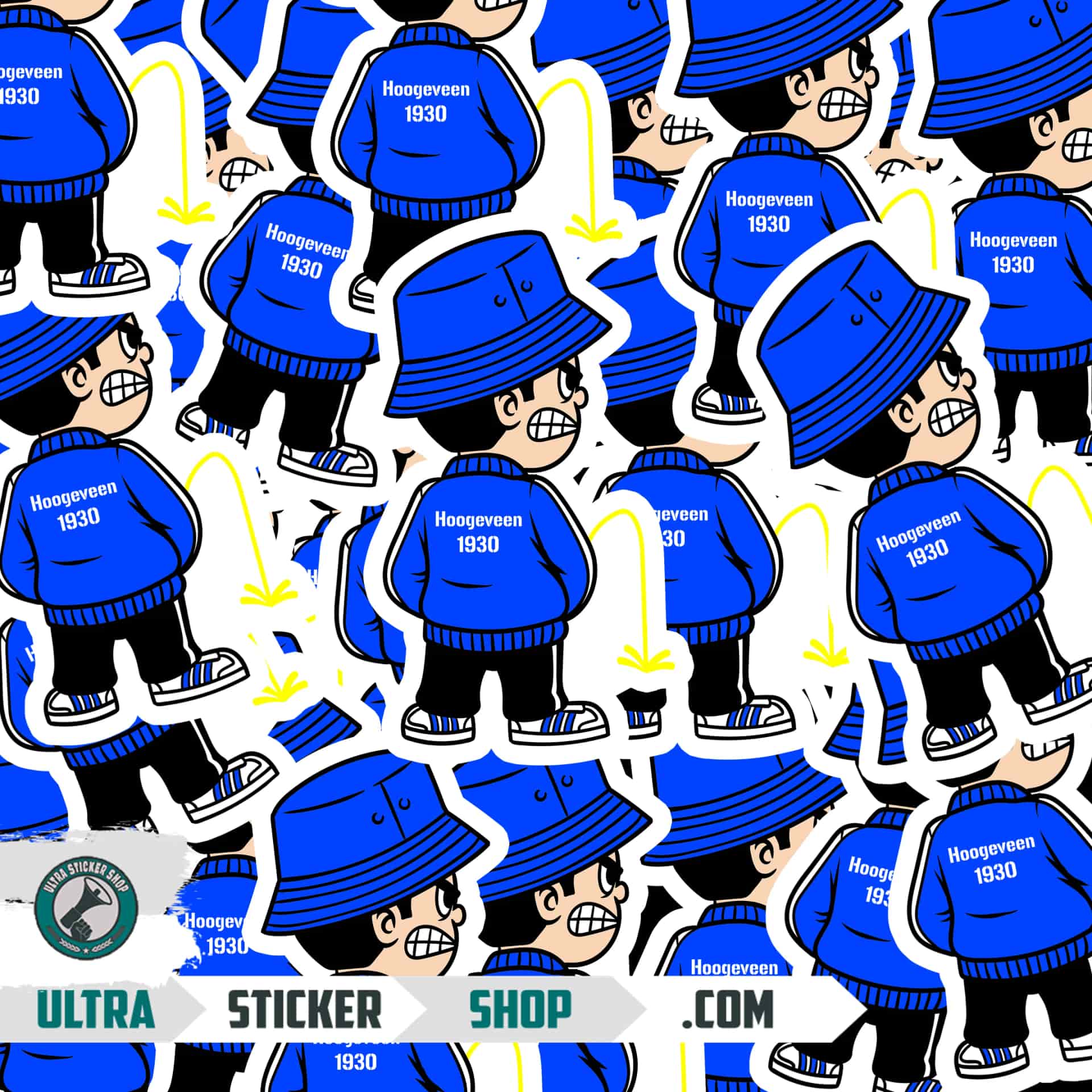 Hoogeveen 1930 Pee Kid Stickers