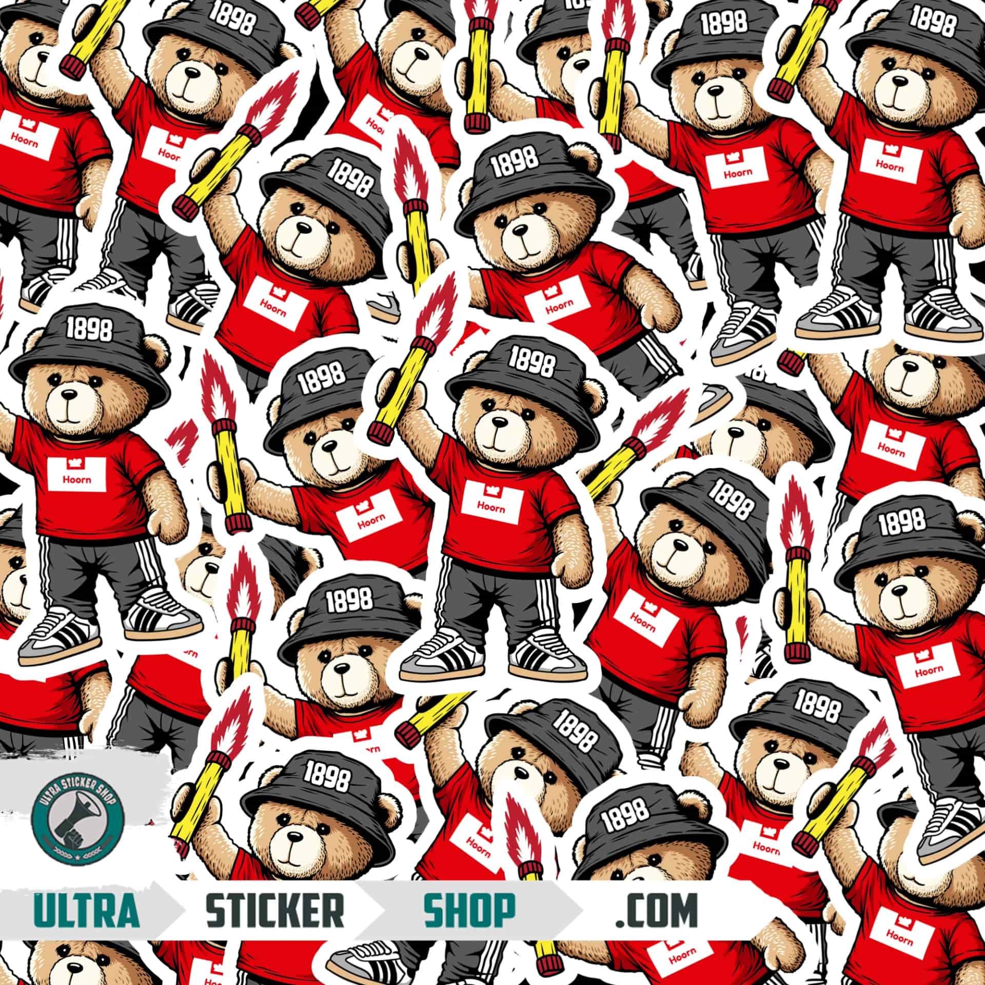 Hoorn bear Stickers