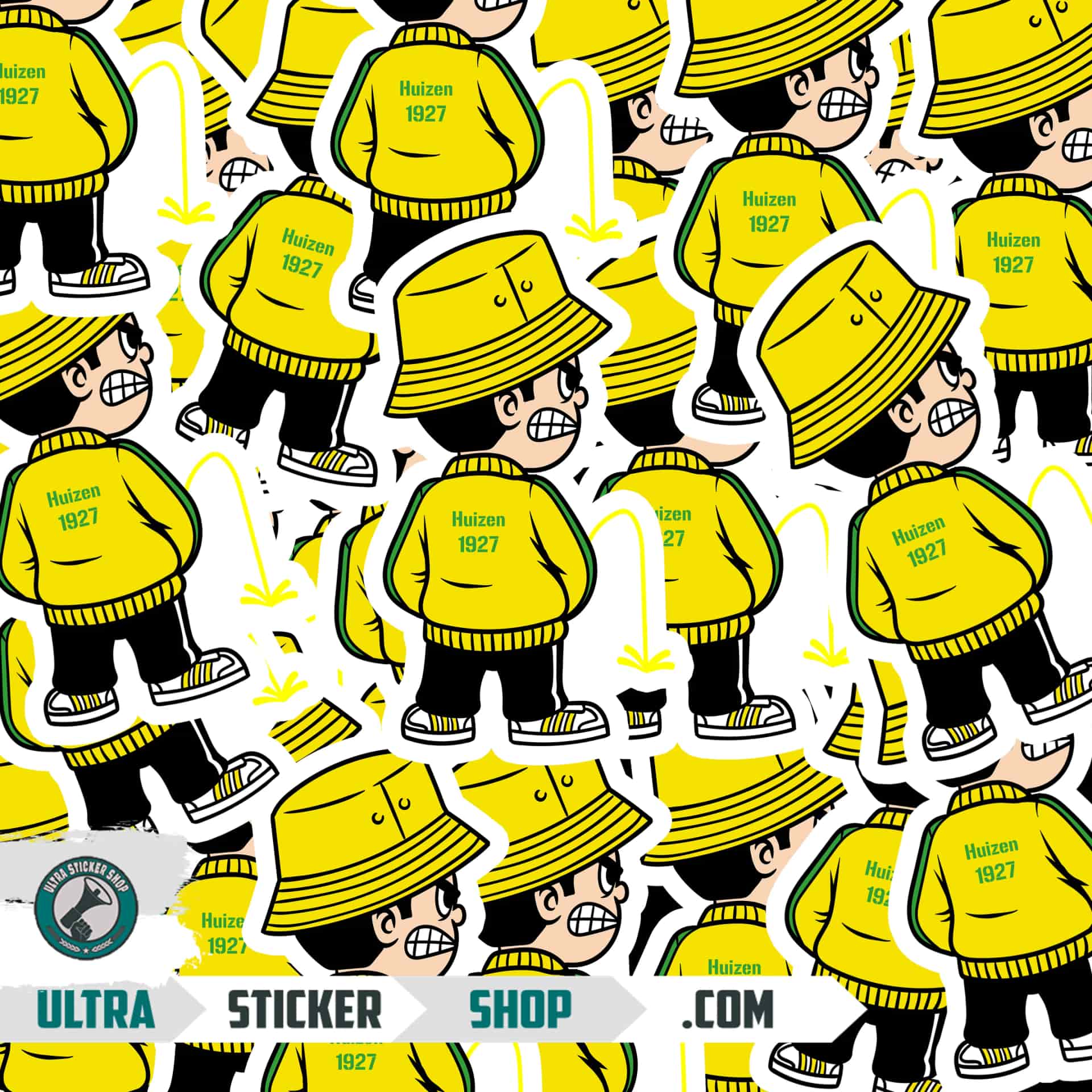 Huizen 1927 Pee Kid Stickers