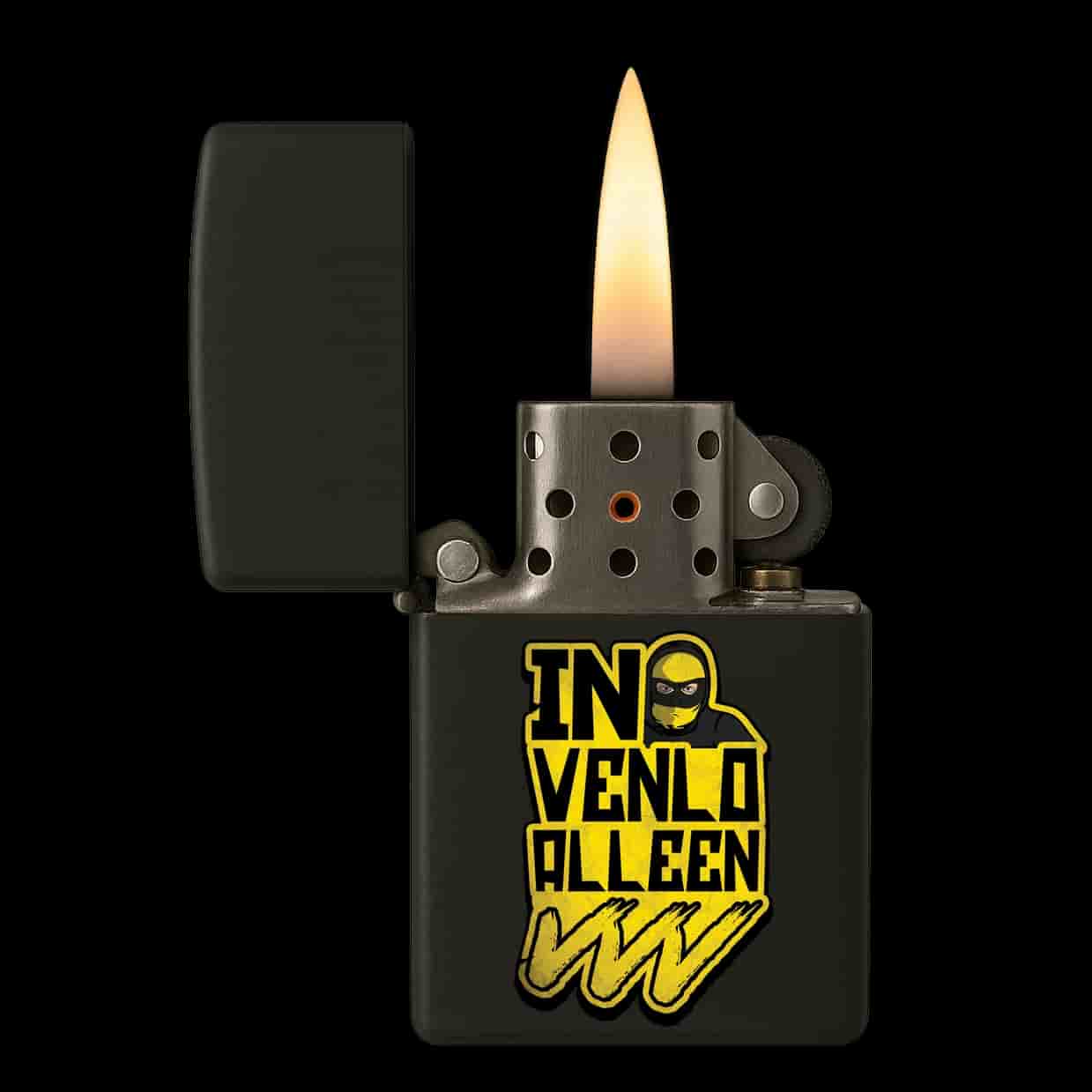 In Venlo Alleen VVV Aansteker