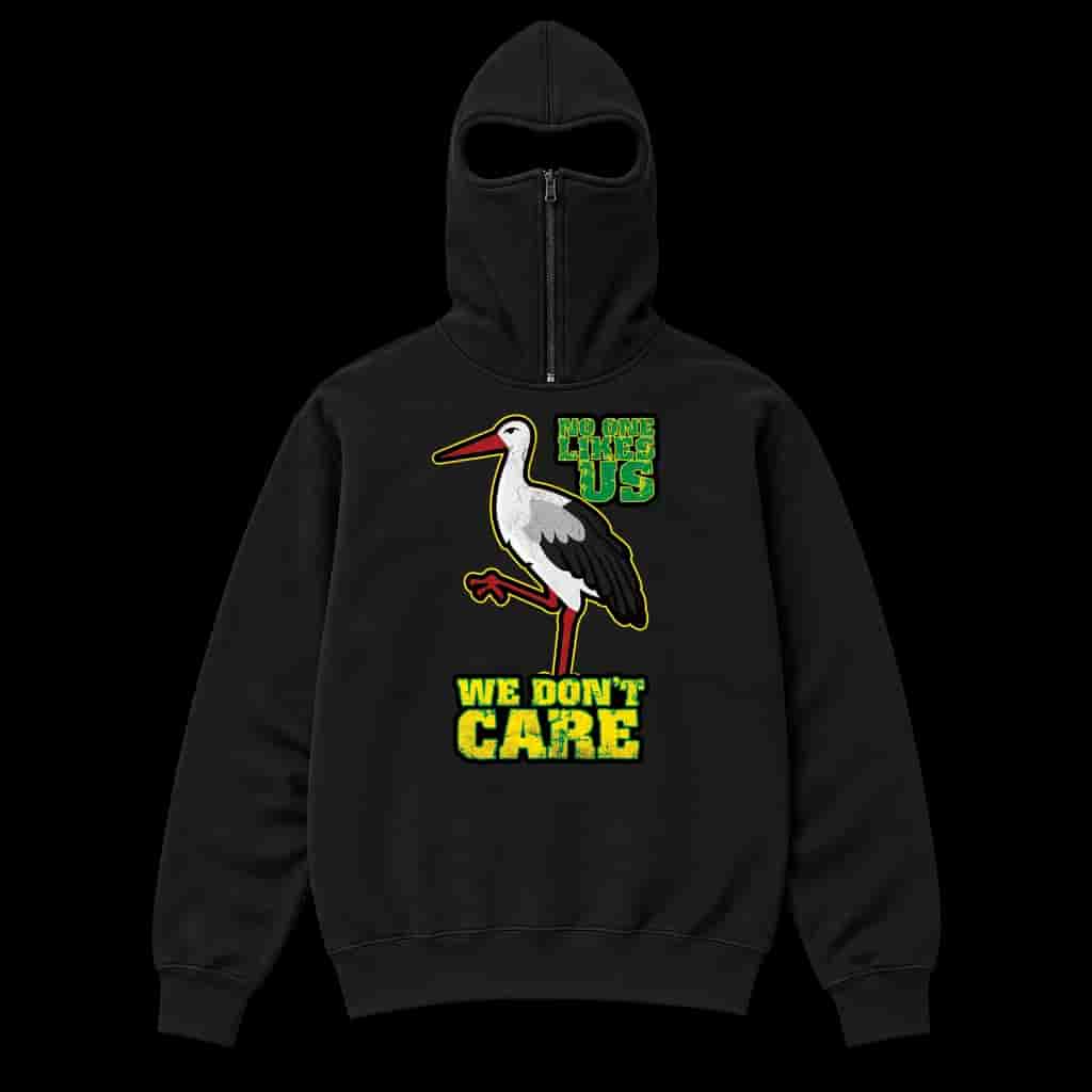 No one likes us we don't care- Den Haag Ninja Hoodie