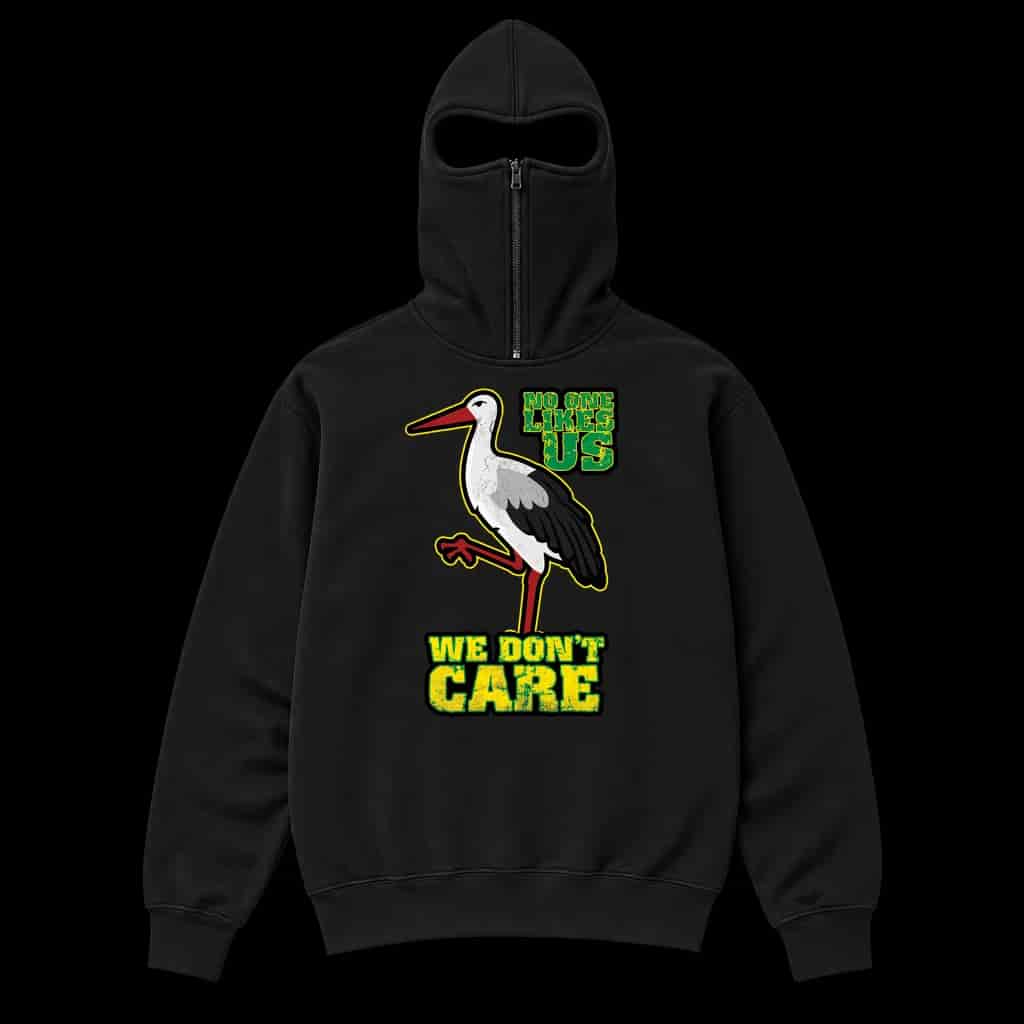 No one likes us we don't care- Den Haag Ninja Hoodie