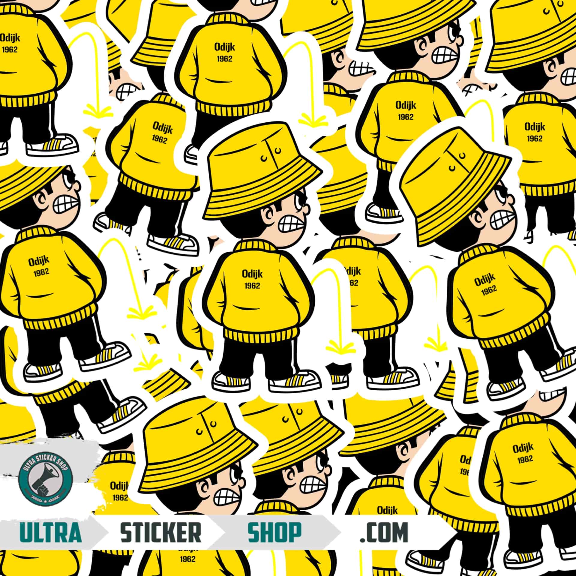 Odijk 1962 Pee Kid Stickers
