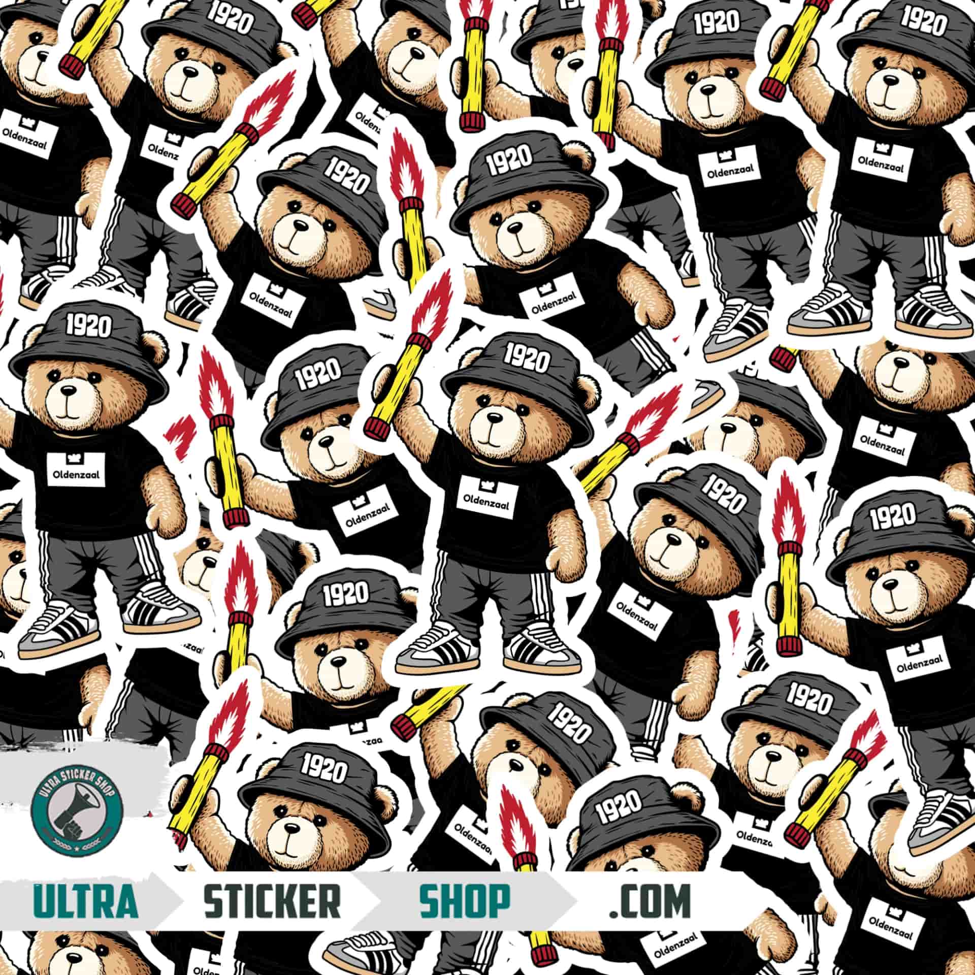 Oldenzaal 1920 bear Stickers