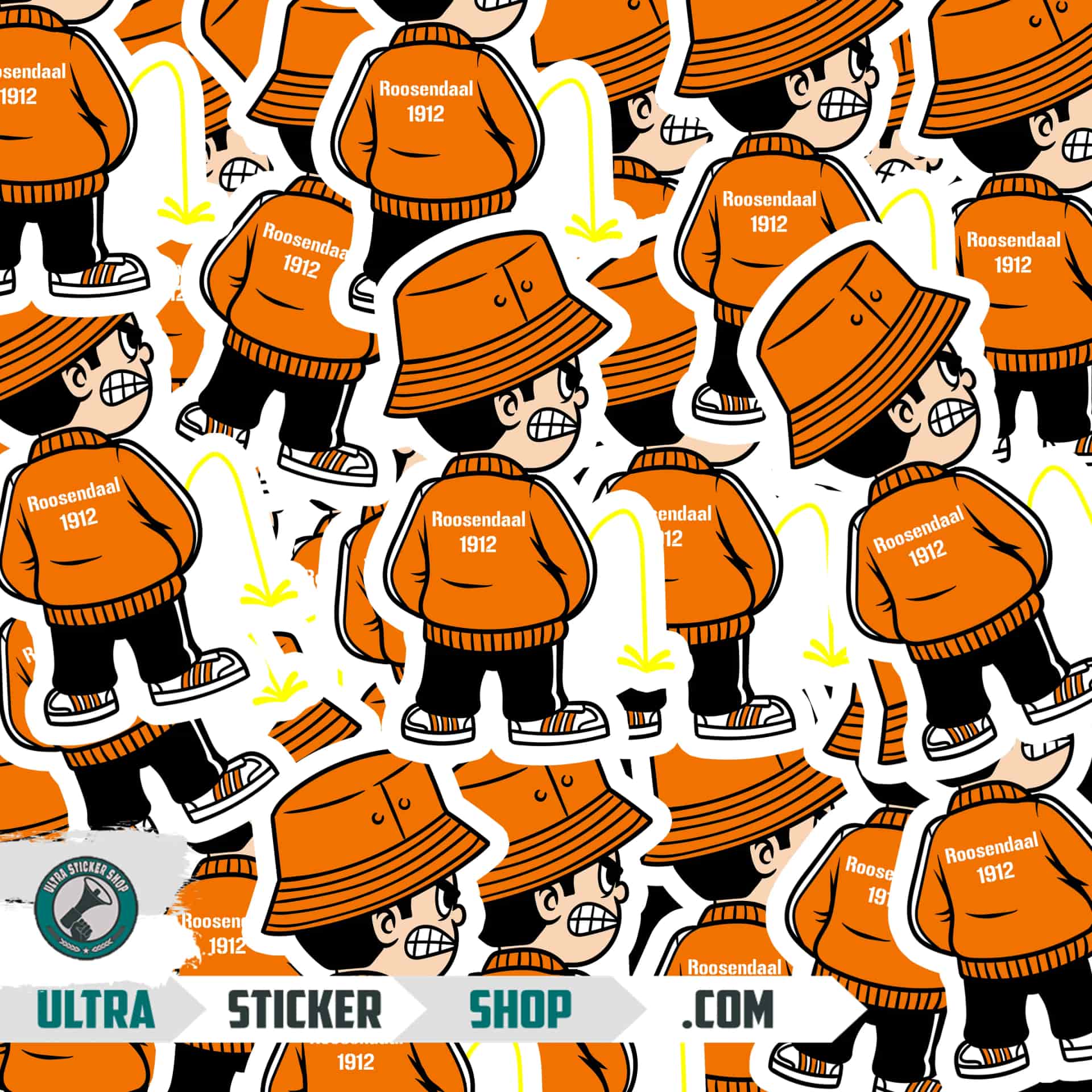 Roosendaal 1912 Pee Kid Stickers