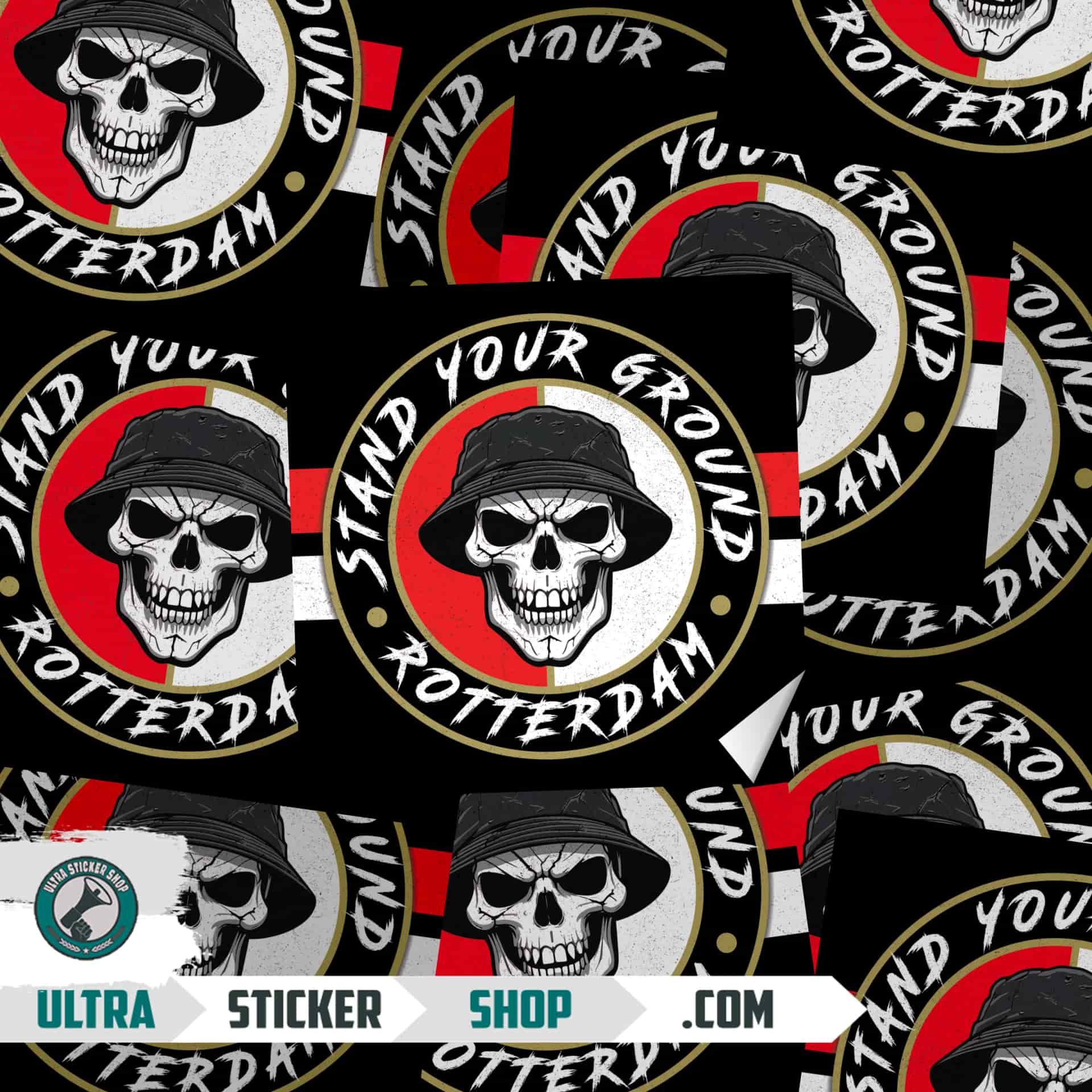 Rotterdam stand your ground Stickers